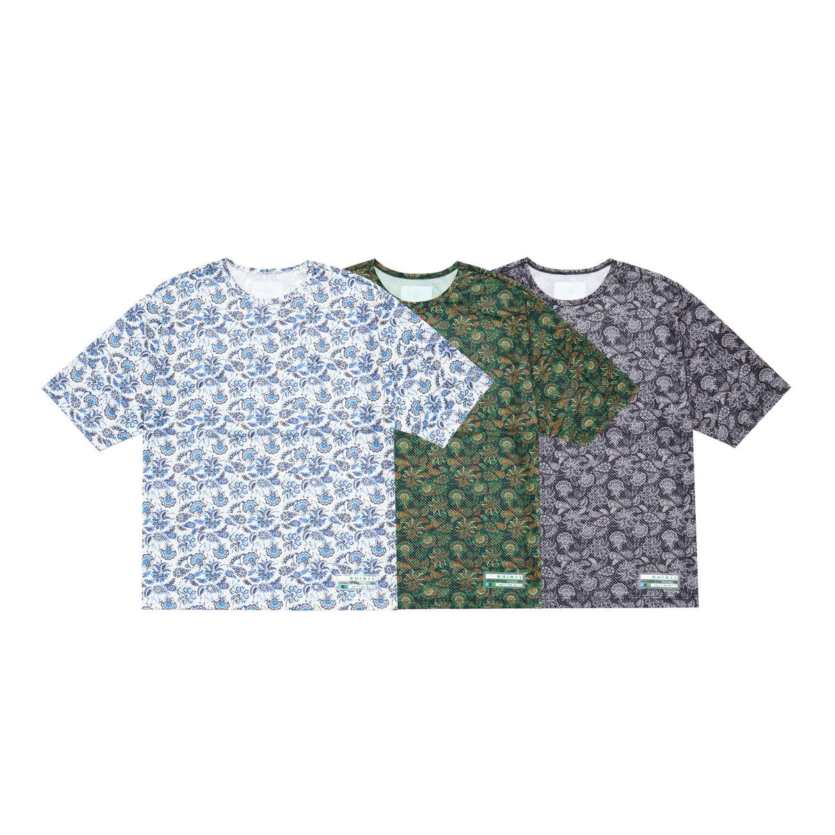 【新品未使用】WHIMSY / PAISLEY MESH TEE / BLACK WHIMSY PAISLEY MESH TEE - BLACK | BOTTOM LINE