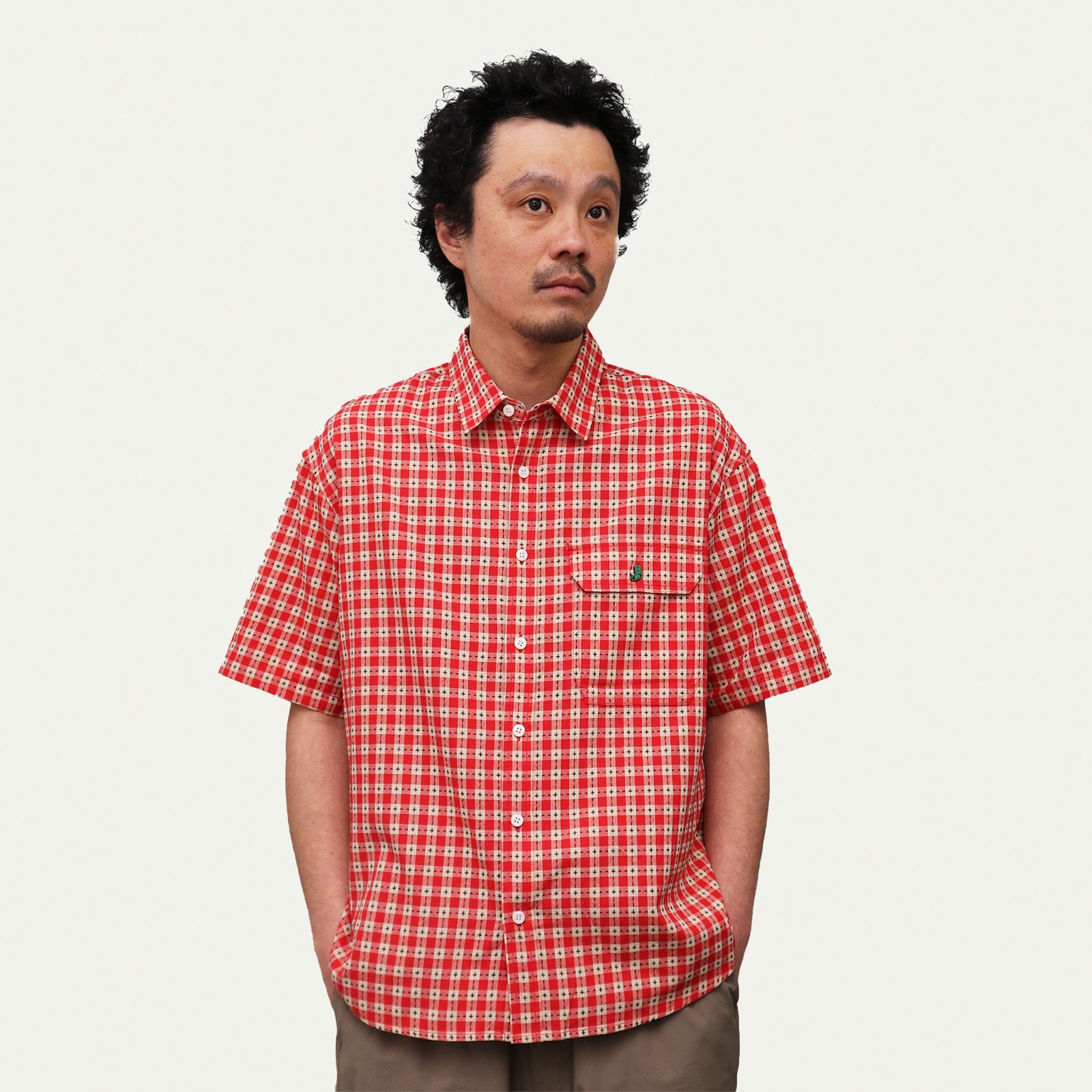 STITCHED GINGHAM S/S SHIRT – Whimsy