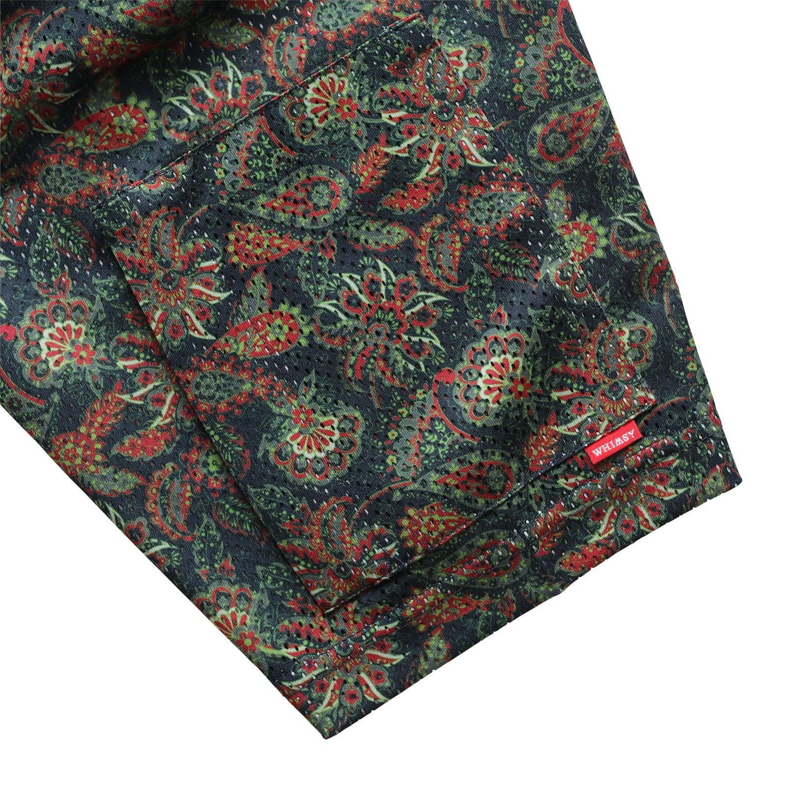 【新品未使用】WHIMSY / PAISLEY MESH TEE / BLACK WHIMSY PAISLEY MESH TEE - BLACK | BOTTOM LINE