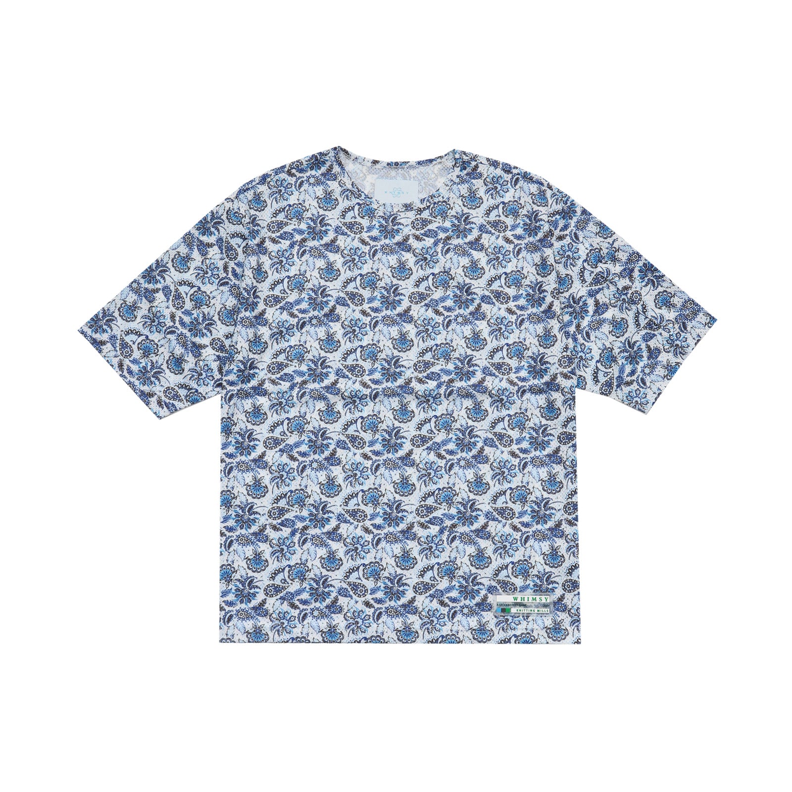 【新品未使用】WHIMSY / PAISLEY MESH TEE / BLACK WHIMSY PAISLEY MESH TEE - BLACK | BOTTOM LINE
